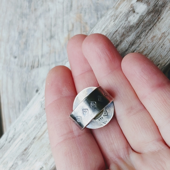 *SOLD* Dragon Scale Banded Agate Ring - Issabeau Jewelry One of a Kind - Picture 6 of 12